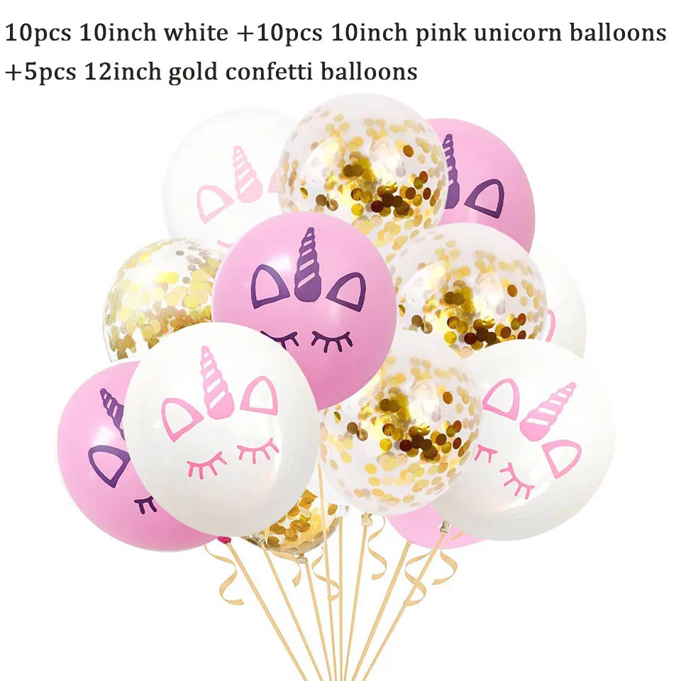 25 pink gold confetti