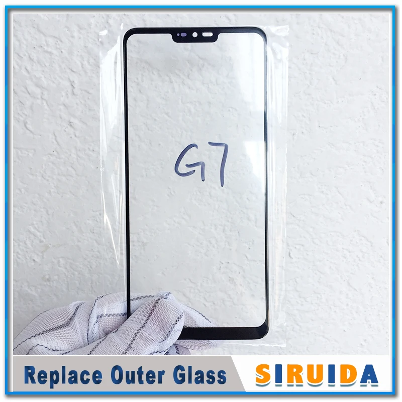 

1pcs 6.1inch For LG G7 ThinQ G710 LCD Touch Screen Outer Cover Front Glass Lens Panel Replacement