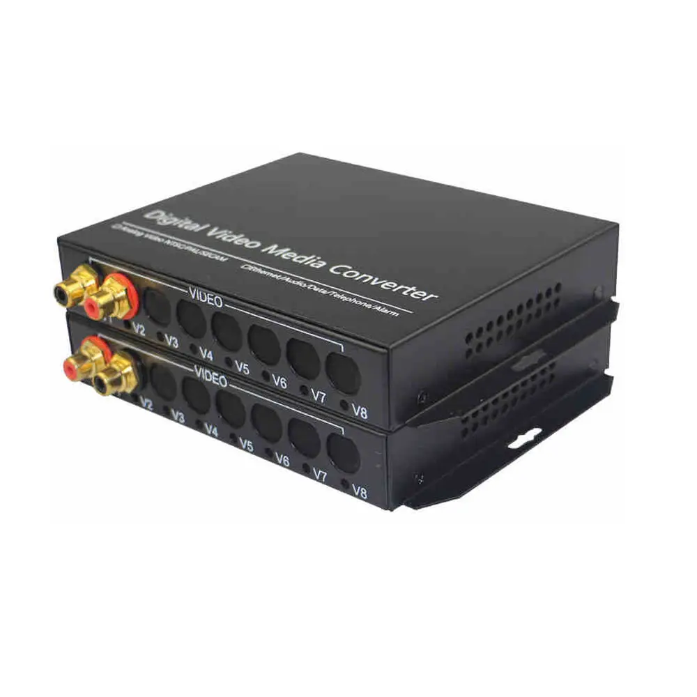 1CH Broadcast Audio Fiber Optical Transmitter Receiver Converters Two