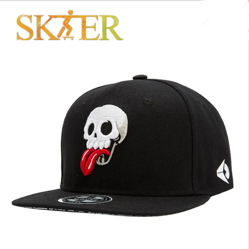 

Black and white pattern 100% cotton skateboard cap with size 54-60 cm for hip hop skateboarding or travel