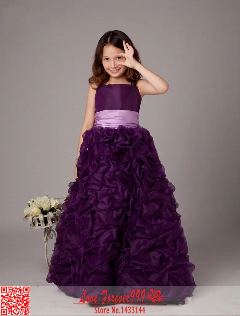 mink flower girl dresses