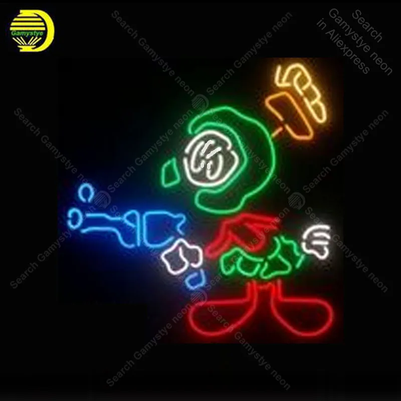 Insegna Al Neon The Martian Neon Bulb Sign Artigianato Ristorante Decor Beer Bar Home Neon Signboard Vintage Neon Light Anuncio Luminos