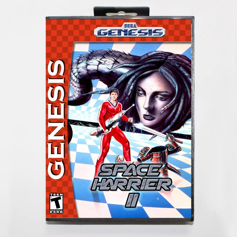 Игровой картридж Space Harrier II 16 бит игровая карта MD с розничной коробкой для Sega Mega Drive