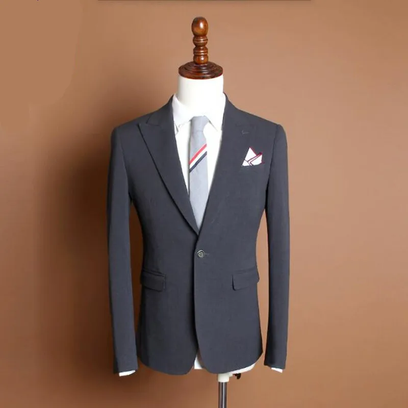 Tailor made font b men b font suits font b jacket b font simple stylish wedding
