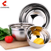 2016 Ingredients Standby Bowls Mixing Bowl Stainless Steel DIY Cake Bread Salad Mixer Kitchen Cooking Tools