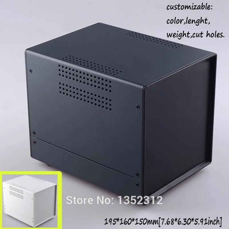 

One pcs 195*160*150mm iron project box enclosure for electronics PCB shell case housing DIY distribution junction control box