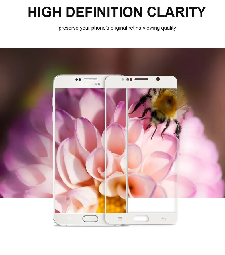 LEPHEE для samsung Galaxy Note 5 N9200 защитная пленка из закаленного стекла для samsung Note5 цвет стекла белый/золотой/черный