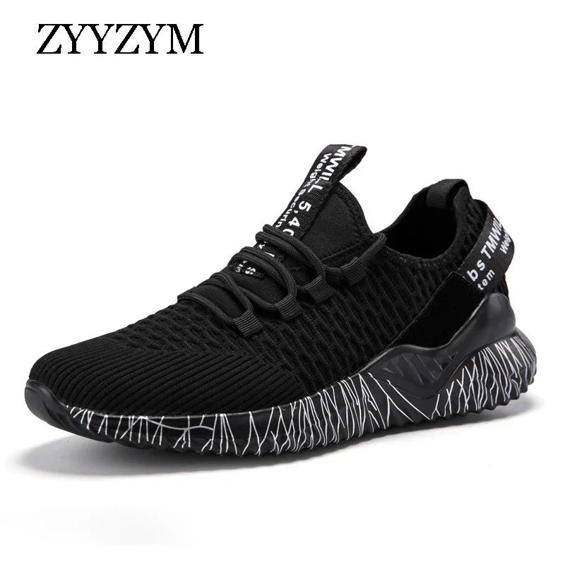 

ZYYZYM Men Shoes Fashion Sneakers Spring Autumn Lace-UP Unisex Breathable Light Walking Men Casual Shoes Large size 36-46