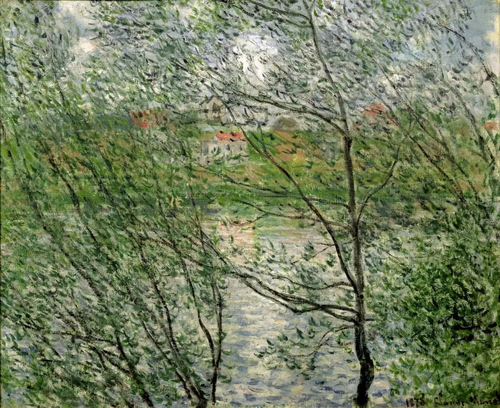 

100% handmade landscape oil painting reproduction on linen canvas,the-isle-grande-jatte-on-the-siene by claude monet