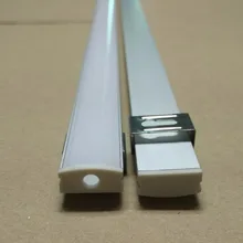 Горячие продажи тонкий размер светодиодный алюминиевый профиль с крышкой и заглушки для Светодиодный светильник украшения 2,5 м/шт