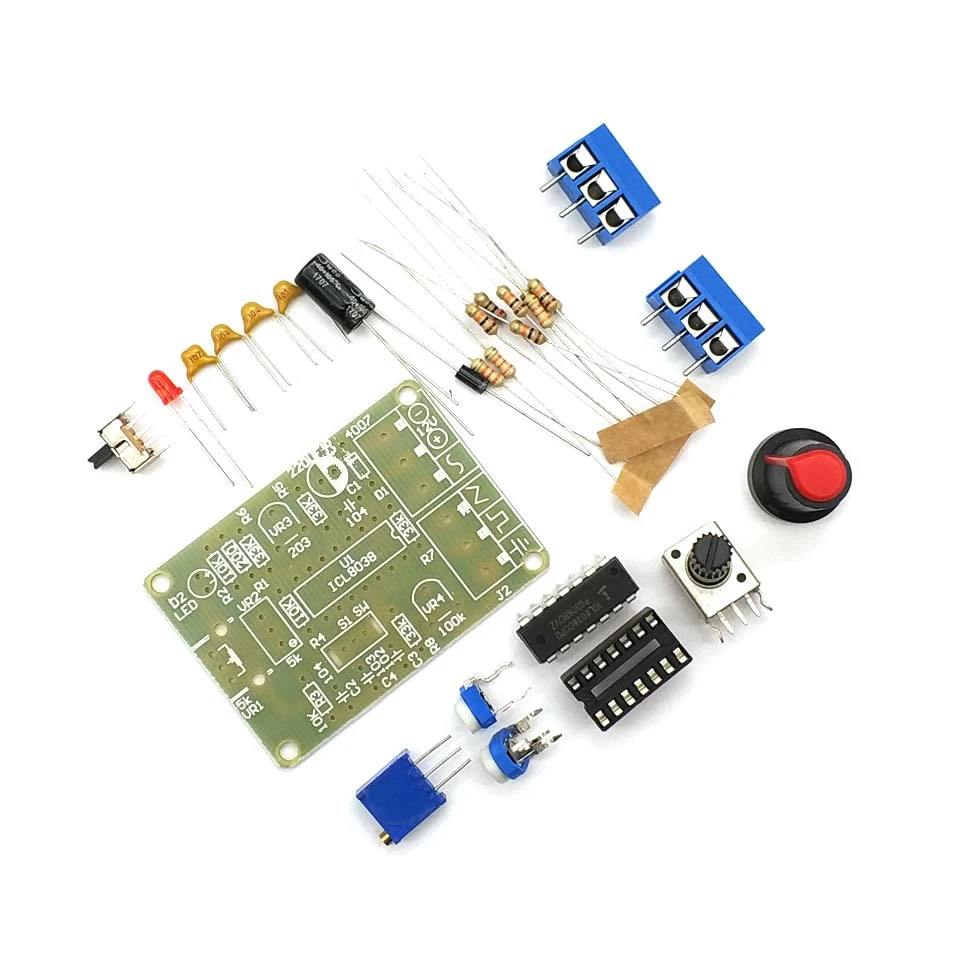 ICL8038 монолитная функция генератор сигналов модуль DIY Kit синус квадратный треугольник