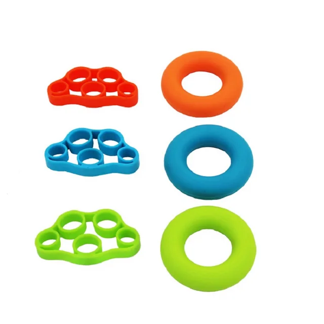 US $6.85 6pcs Finger Strength Gripper Hand Grips Exercise Fitness Body Building Hand Expander Wrist Training