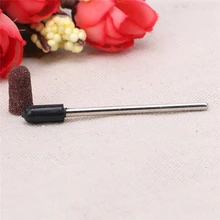 Новое многоразовое резиновое шлифовальное сверло для ногтей 5x11 мм с колпачком для полировки маникюра, педикюра, электрическая дрель для маникюра и аксессуары