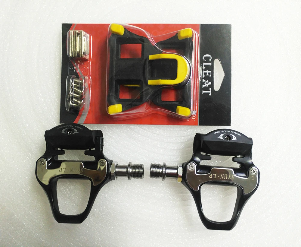 

Road bike pedal light weight Titanium alloy SPD road bike clipless self locking pedal