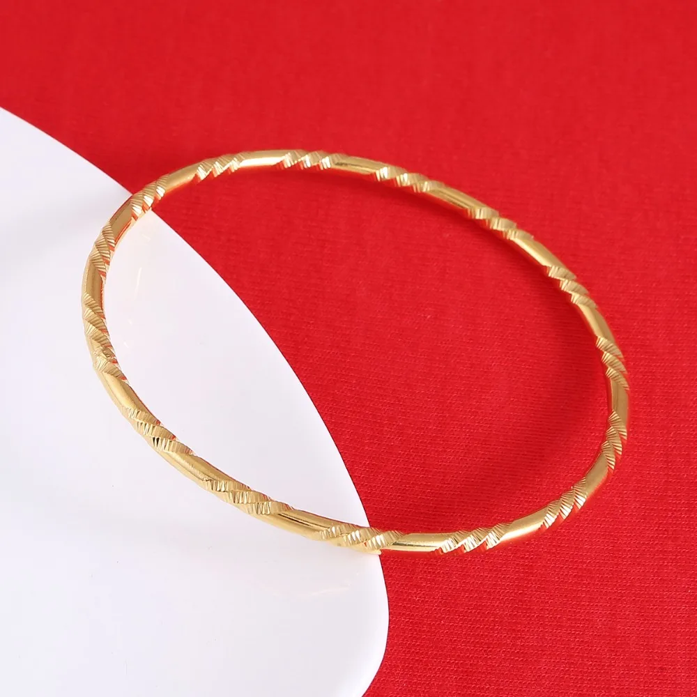 Женский золотистый Эфиопский свадебный браслет невесты из Дубая 24-каратное