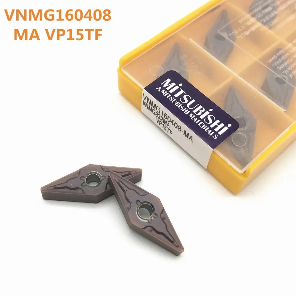 

10PCS Carbide tool VNMG160408 MA VP15TF metal milling turning tools carbide CNC products lathe tool VNMG 160408 steel processing