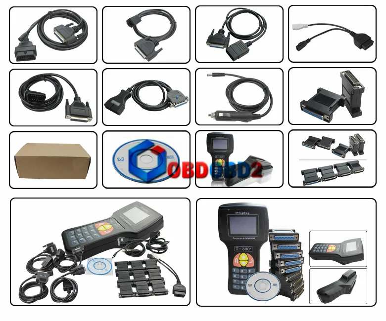 Автомобильный декодер для ключей T300 300 V17.8 OBD2|t 300|car key programmert code |