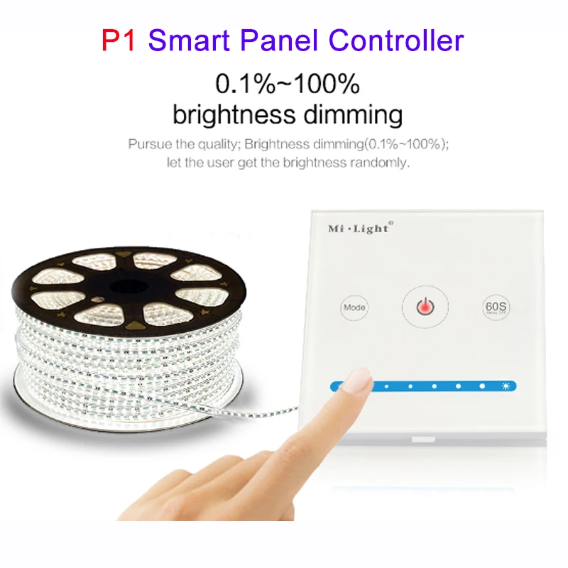

Mi light Led Smart Touch Panel Controller P1 P2 P3 DC 12V-24V Dimming Panel switch Controller for RGB RGBW RGB+CCT LED Strip