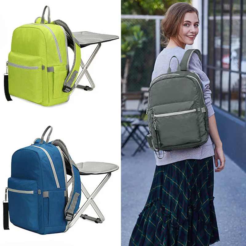 backpack with stool chair