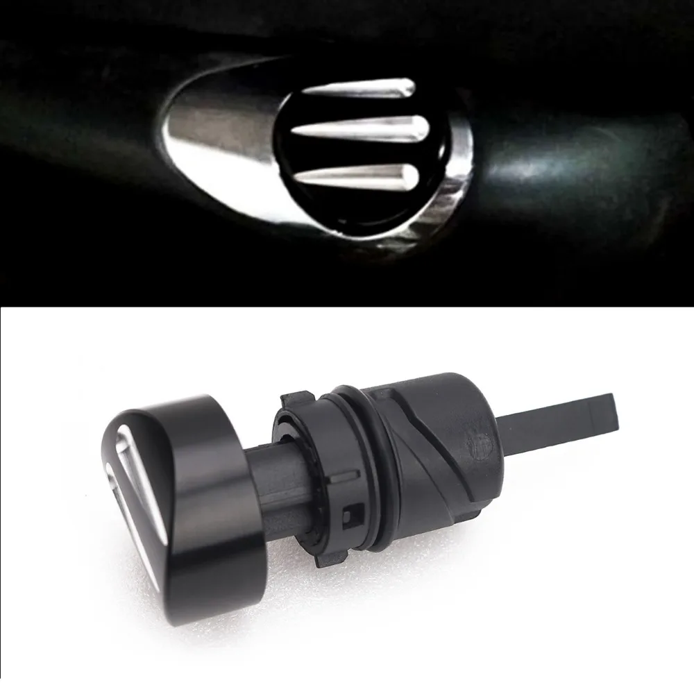 

Aftermarket Black Oil Dip Stick Filler Plug For Harley Sportster Iron 48 Forty eight Sportster XL 883 1200 2004-2016 #MBG024-B