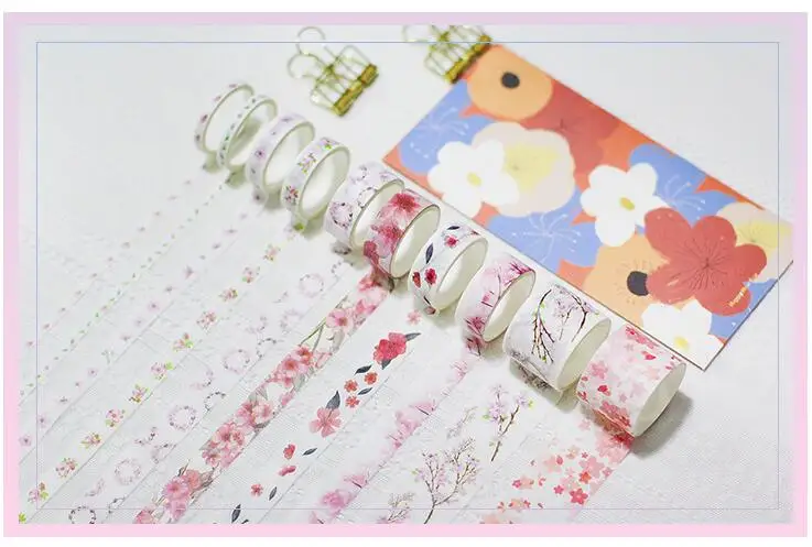 10 шт./компл. лента washi звездное небо изоляционная лента Kawaii washitape рождественские наклейки канцелярские Скрапбукинг Школьные Инструменты