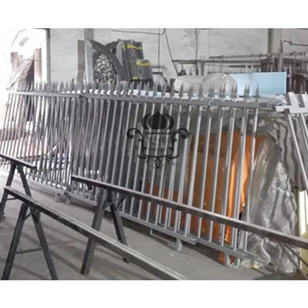 HENCH садовый забор 8 'x 5' черный Mordern стиль декоративный железный кованый Hc