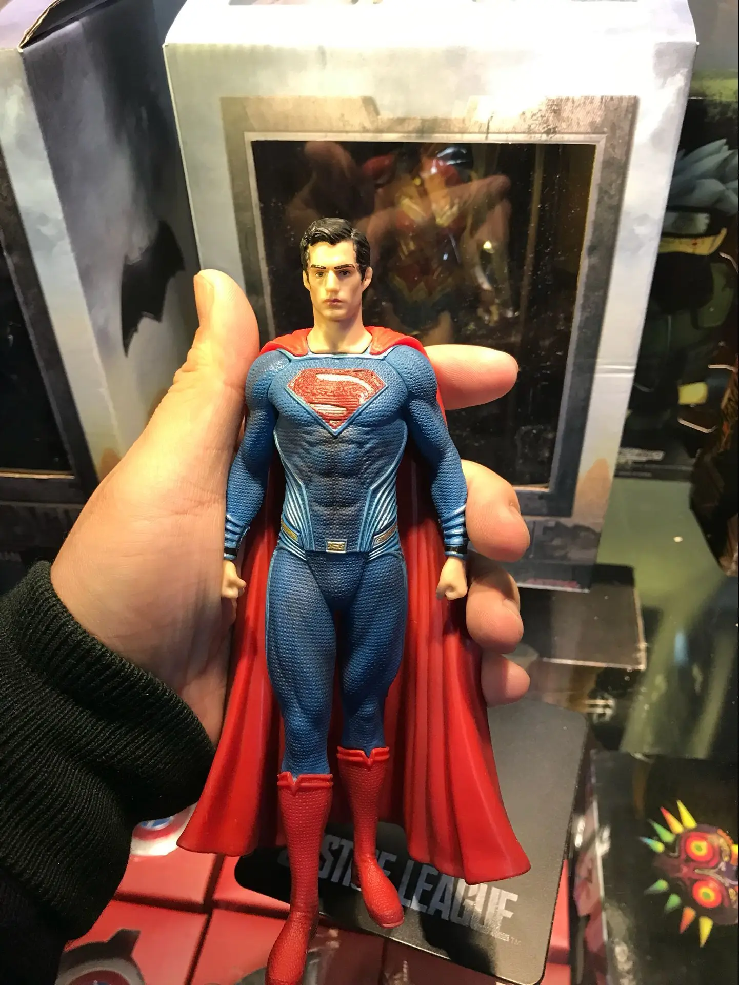 ARTFX + Статуя Лиги Справедливости Супермен масштаб 1/10 DC супер герой Человек