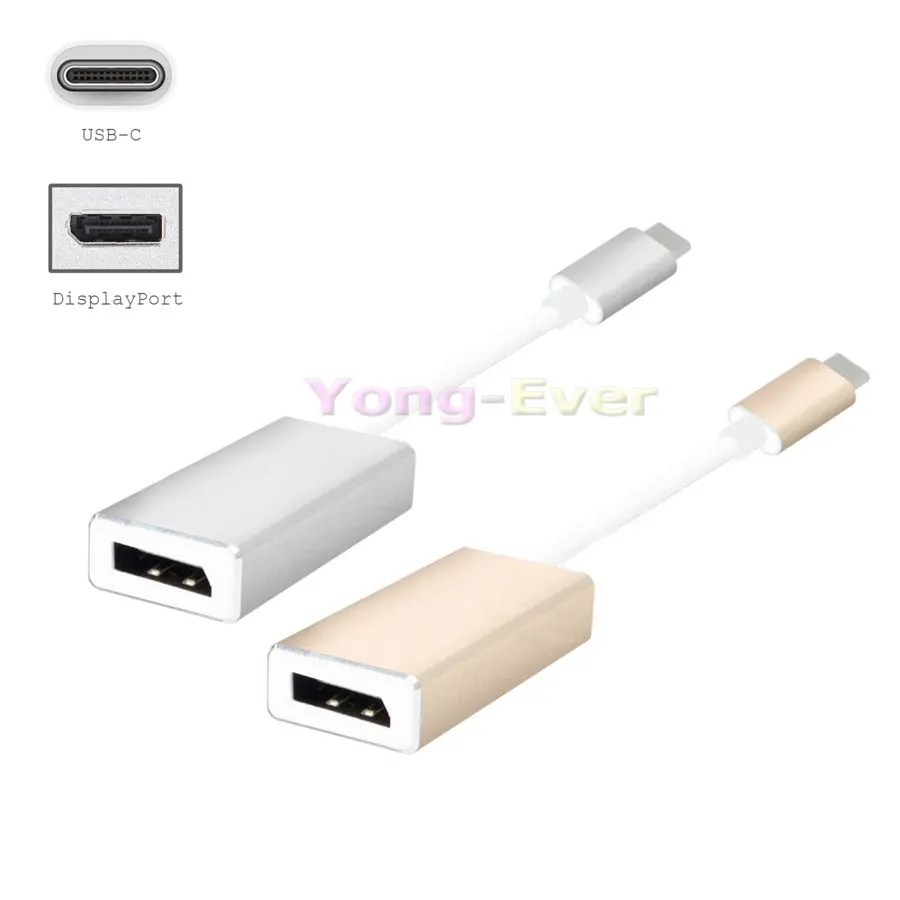 Кабель преобразователь USB 3 1 Type C папа DisplayPort DP мама 4K HDTV цифровой адаптер кабель