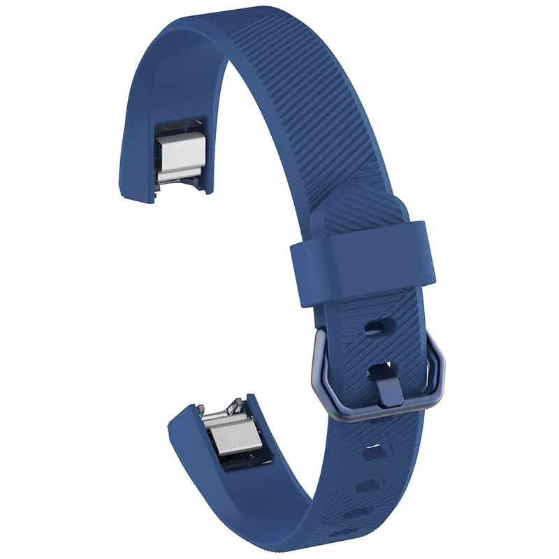 Для Fitbit Alta HR умный Браслет сменный спортивный силиконовый ремешок для часов Ремешок Для Fitbit Alta HR мягкий силиконовый ремешок для наручных часов - Цвет: Dark Blue