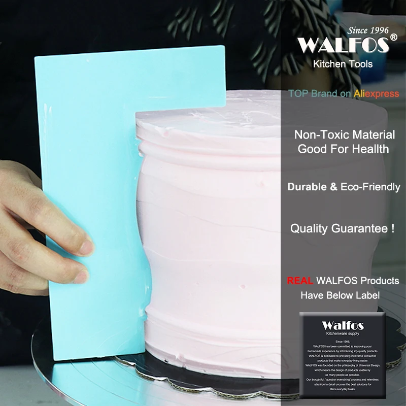 Скребок для торта WALFOS скребок выравнивания крема помадки мусса шпатель