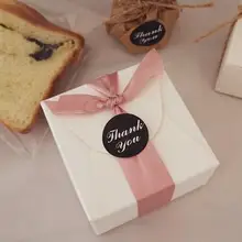 90 шт./лот/партия, простые цветные круглые наклейки «спасибо», декоративные см наклейки 3,5 см