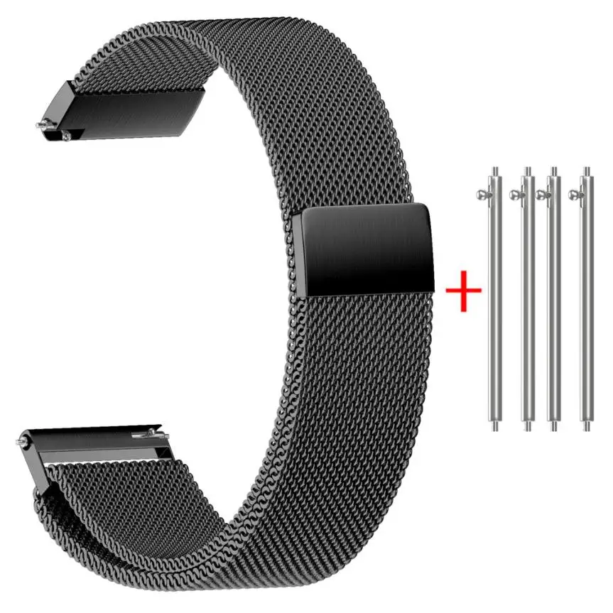 

Moment # L05 Watch Band 2018 Milanese Loop Link Bracelet Stainless Steel band Watch Strap Bands 22MM 20MM 18MM 16MM 14MM Drop