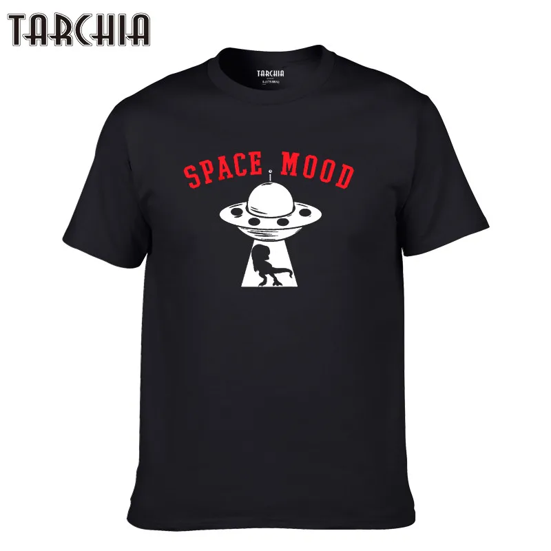 

TARCHIA 2019 Print T-shirt tshirt T shirt Homme fashion space mood male Short Sleeve male cotton New Men brand Casual boy
