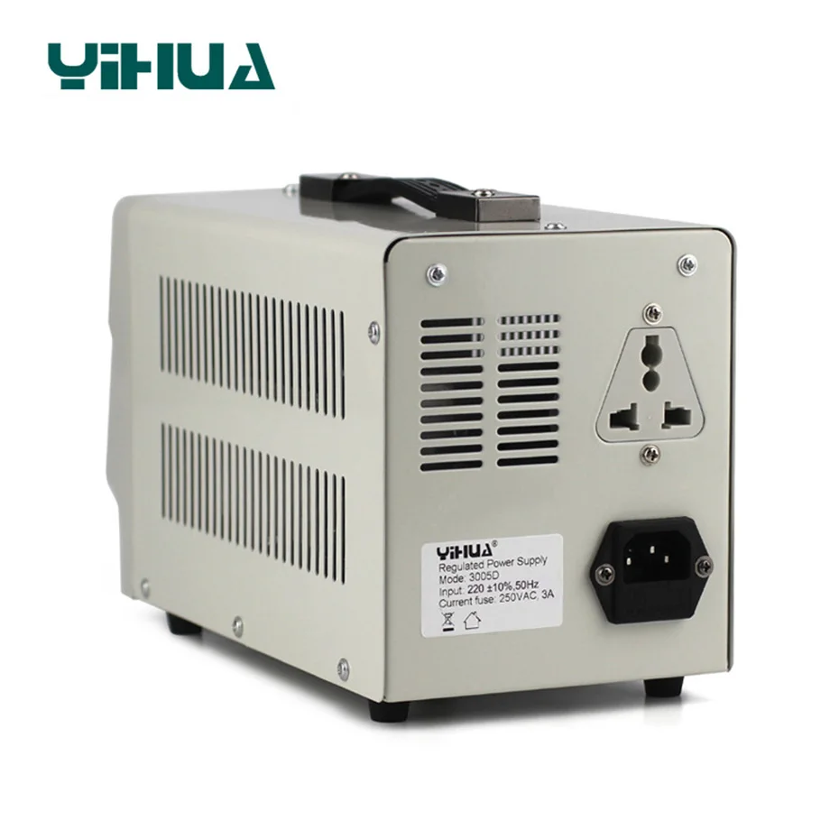 YIHUA 3005D источник питания постоянного тока Регулируемый цифровой контроль программы 30 в 5A регуляторы напряжения импульсные лабораторные источники питания постоянного тока