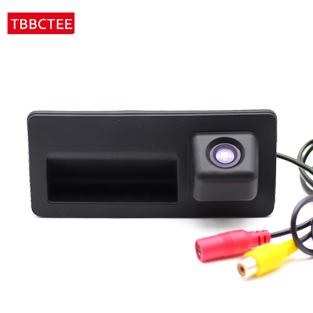 

Backup Parking Line Car Camera Reverse Reversing Backup Rear View Trunk Handle Camera For Audi S3 2012-2015 HD CCD Night Vision
