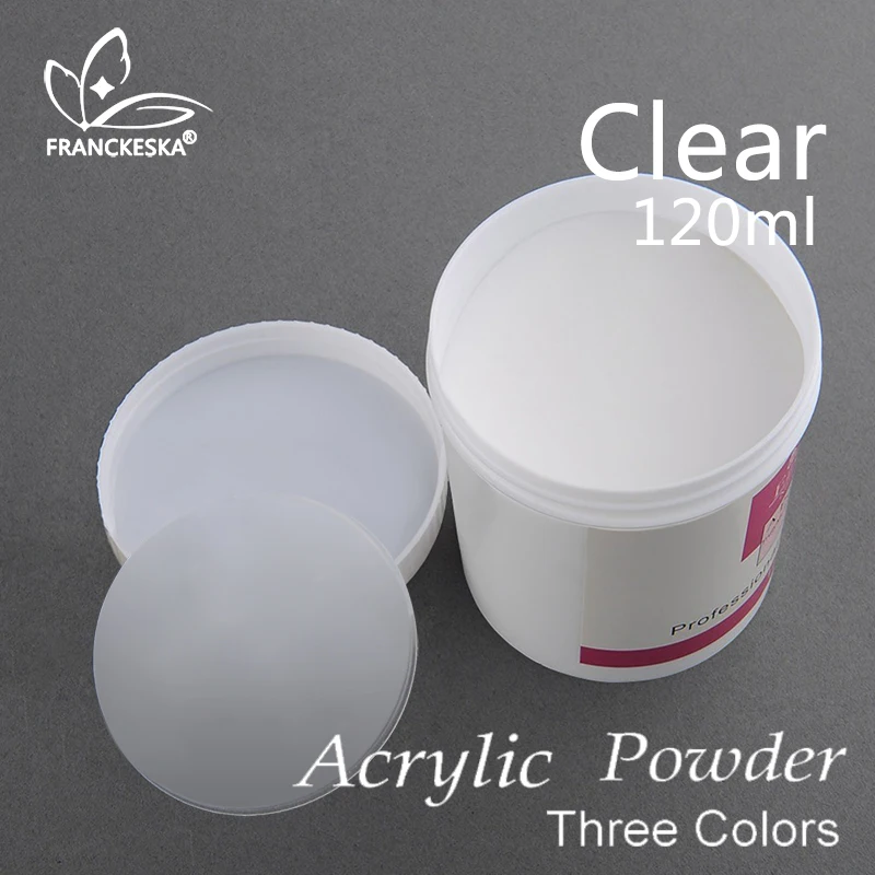 

Francheska acrylic nail unas acrilicas 120ml acrylic powder polvo acrilico u as liquide acrylique acrilico 3colors oje monomero