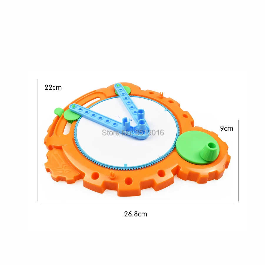 Color-Spinout Spirograph Drawing Design Set Creative Spiral 6pcs Design Pens Spin to Create Colorful Designs Educational toys 