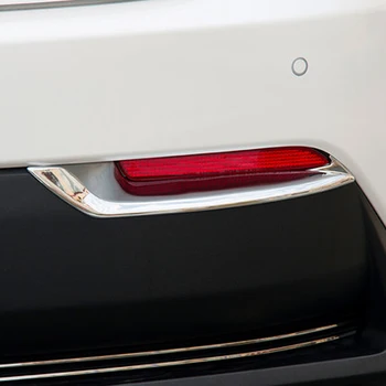 

For Lexus NX300h 200 2015 2016 2017 Accessories Car rear fog lampshade decoration strip Cover Trim Sticker Car styling 2pcs