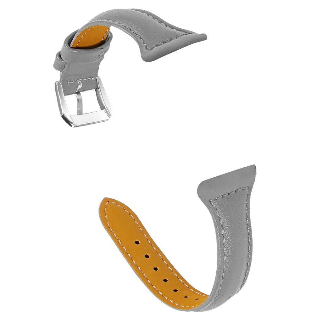 Модные женские туфли Для мужчин ремешки для samsung Galaxy Watch active 20 мм кожа пряжкой заменить Для мужчин t часы браслет для ремня - Цвет ремешка: Gray