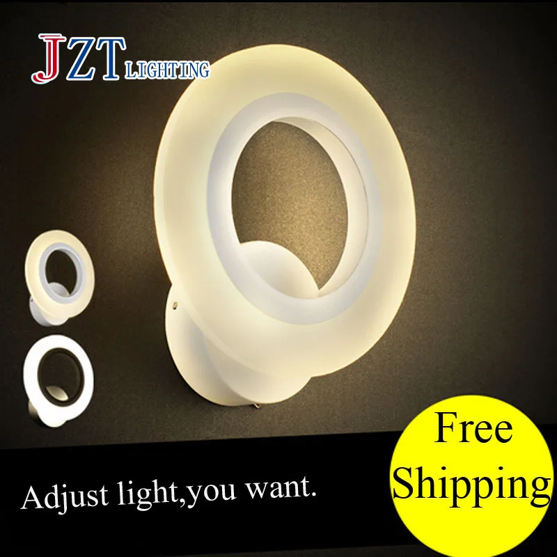 

Z Modern Acryl LED Chip 9W Warm / Cool Wall Lamp Circular Ring Shape Light Fixture for Sittingroom Bedroom Corridor Balcony Lamp