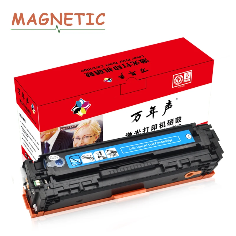 Картридж с тонером для принтера HP LaserJet CP1215 CP1515n CP1518ni CM1312 совместимый CB540A CB540 540A CB541A
