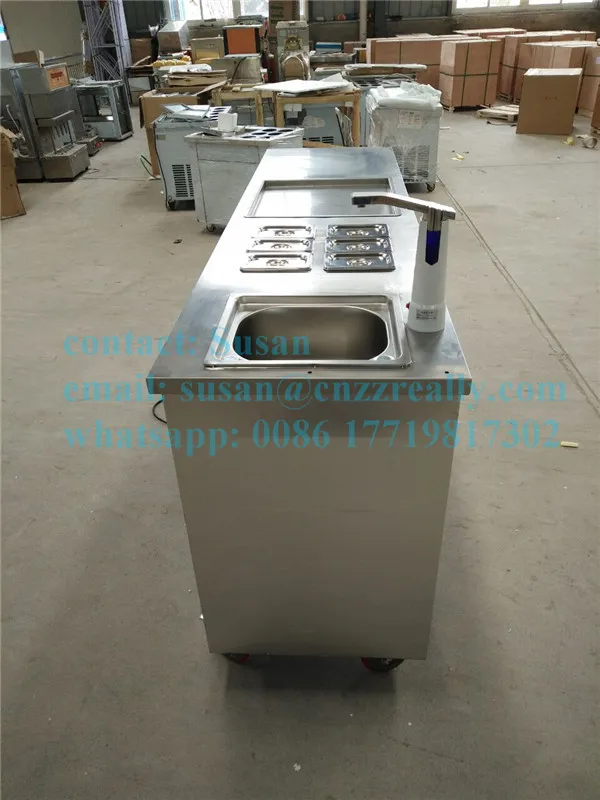 fried ice cream machine fry ice cream roller  (10)