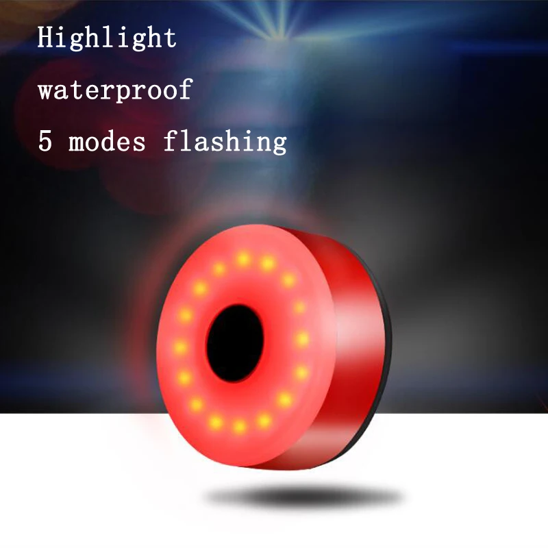 Best Smart USB Rechargeable Bike Tail Light Intelligent Induction IPX5 Waterproof Bicycle Rear Light 4