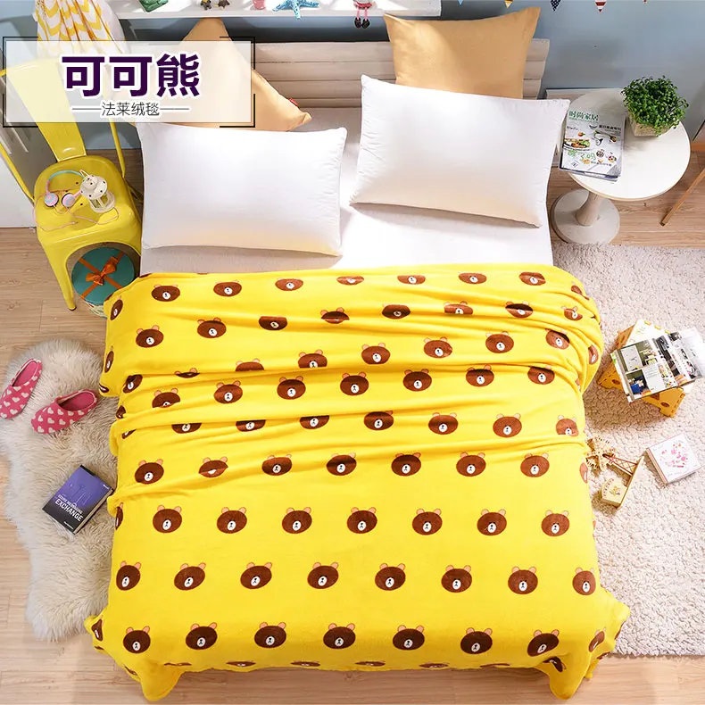 Home Textiles Yellow Bear Cartoon Style Coral Fleece Blankets On Bed The Throws Can Be As Bed Sheet Bedspreads Coral Fleece Blanket Fleece Blanketthe Blankets Aliexpress Home Textiles Yellow Bear Cartoon Style Coral Fleece Blankets On Bed The Throws Can Be As Bed Sheet Bedspreads Coral Fleece Blanket Fleece Blanketthe Blankets Aliexpress
