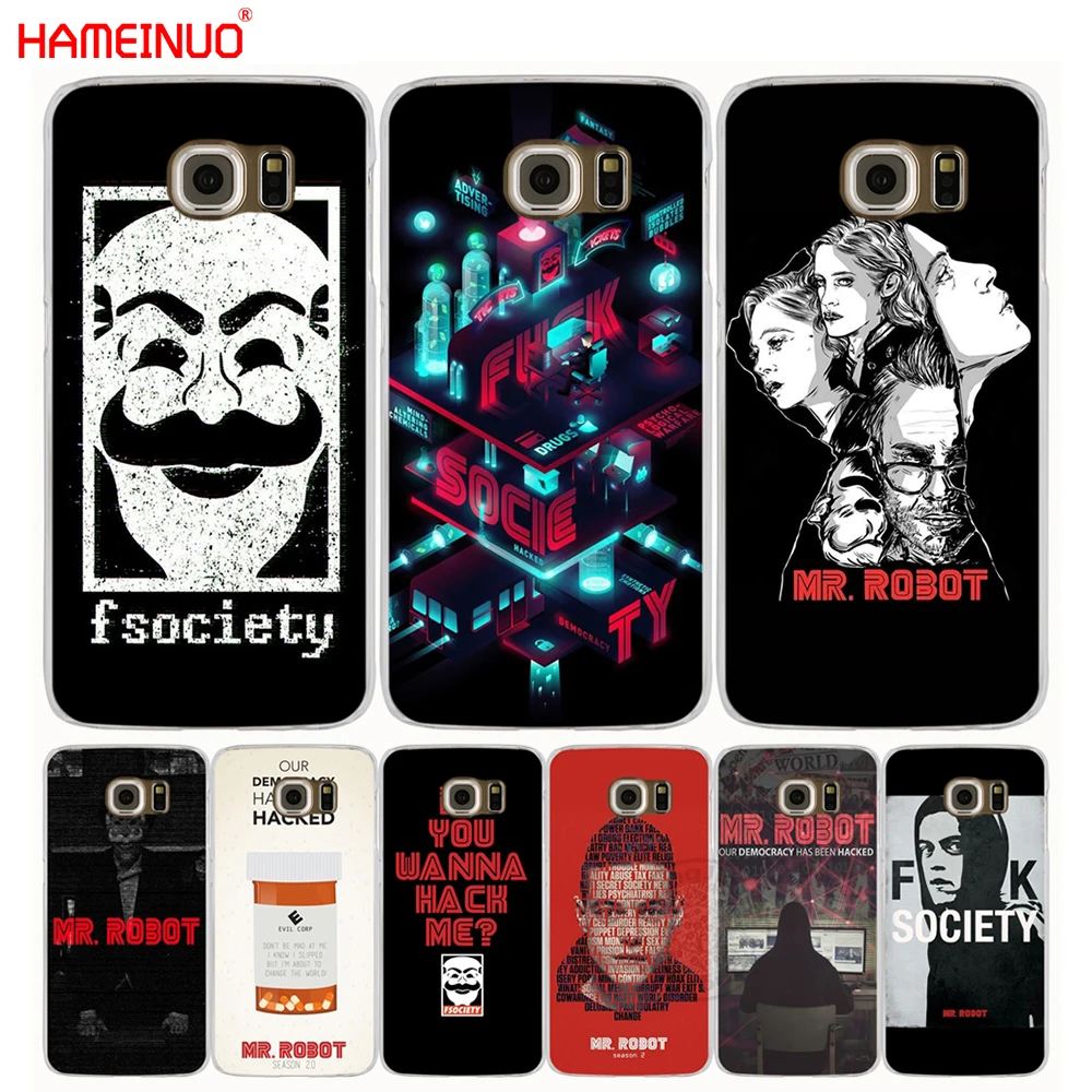 Чехол для мобильного телефона HAMEINUO Mr Robot Samsung Galaxy S7 edge PLUS S8 S6 S5 S4 S3 MINI|cover for samsung