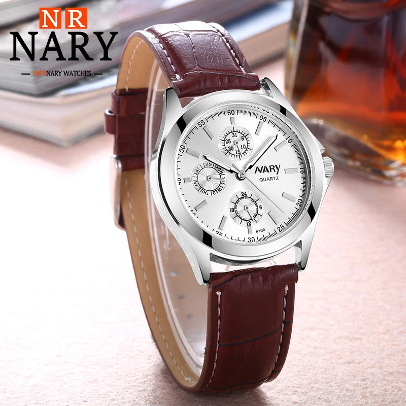 NARY Марка Для женщин часы женские кварцевые наручные Relogio Feminino Montre relogio feminino Mujer