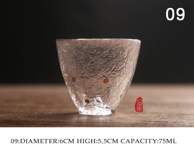Новинка новая термостойкая чашка в китайском стиле чайный набор кунг-фу прозрачная чашка для чая прозрачная кофейная чашка домашняя офисная кружка уникальный подарок