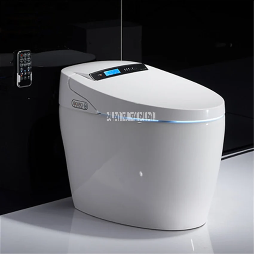 

X6 Smart Toilet Manual Flip Instant Hot Type Without Water Tank One-piece Toilet Remote Control Smart Ceramic Toilet 220V 1KW