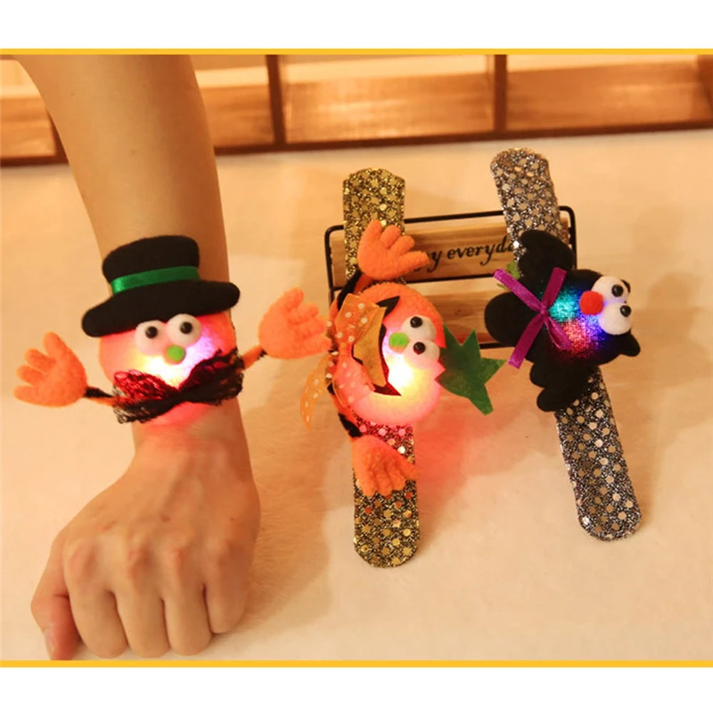 adults kids cosplay slap bracelet halloween decoration hand ring pumpkin bat hat pat circle party decor props p20 - Adult Halloween Decorations adults kids cosplay slap bracelet halloween decoration hand ring pumpkin bat hat pat circle party decor props p20 - Adult Halloween Decorations