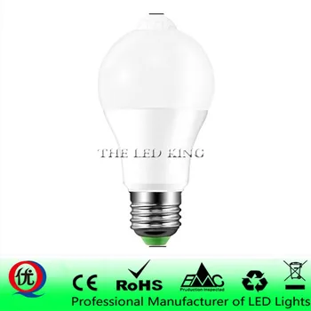 

LED lamp PIR Infrared Motion/Sound+Light Sensor Control E27 3w 5w 7w 9w 12w 15w 18w automatic Smart Sensor White